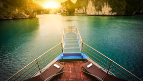 Wake to emerald waters on your perfectly timed Vietnam adventure